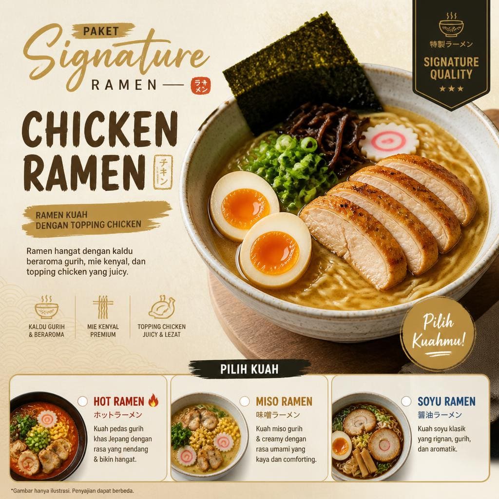 Chicken Ramen Gokana Ramen & Teppan